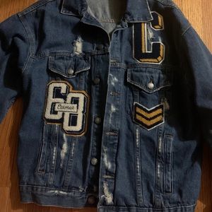 oversized jean jacket